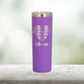 Personalized Occupational Therapist Heart Skinny Tumbler - Laser Engraved