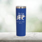 Personalized Papa Bear with Kids' Names Skinny Tumbler - Laser Engraved