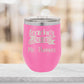 Personalized Teacher Squad Wine Tumbler - Laser Engraved