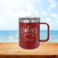 Personalized Employee of the Month Coffee Mug Tumbler - Laser Engraved