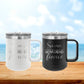 Personalized Newly Engaged Coffee Mug Tumbler - Laser Engraved