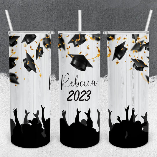 Personalized Graduation Cap Tumbler - Sublimated