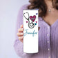 Personalized Nurse Stethoscope and Heart Tumbler - Sublimated