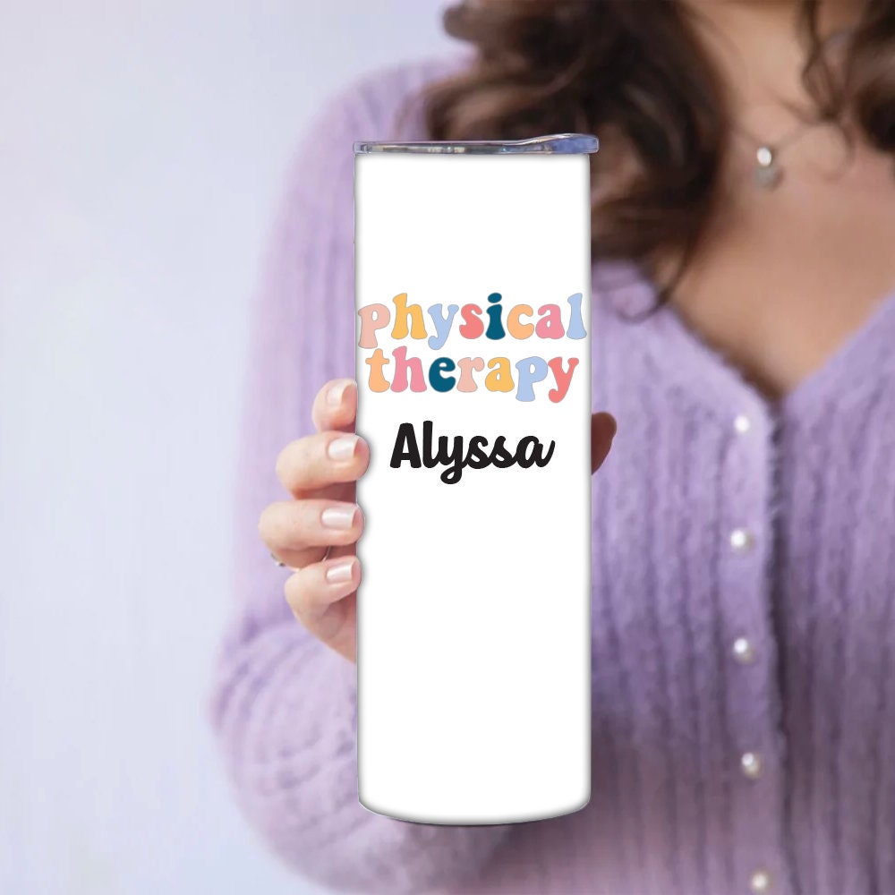 Personalized Physical Therapist Tumbler - Sublimated