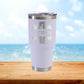 Personalized EMS Monogram Travel Tumbler - Laser Engraved