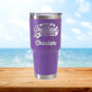 Personalized World's Greatest Grandpa Travel Tumbler - Laser Engraved