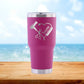 Personalized Hairdresser Heart Travel Tumbler - Laser Engraved