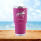 Personalized School Secretary Pencil Travel Tumbler - Laser Engraved
