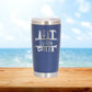 Personalized Construction Tool Monograms Travel Tumbler - Laser Engraved