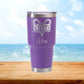 Personalized One Loved Custodian Travel Tumbler - Laser Engraved