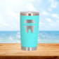 Personalized Dental Monogram Travel Tumbler - Laser Engraved