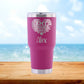 Personalized EMT Heart Travel Tumbler - Laser Engraved