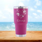 Personalized Optometrist Heart Travel Tumbler - Laser Engraved