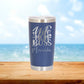 Personalized Wife Mom Boss Travel Tumbler - Laser Engraved