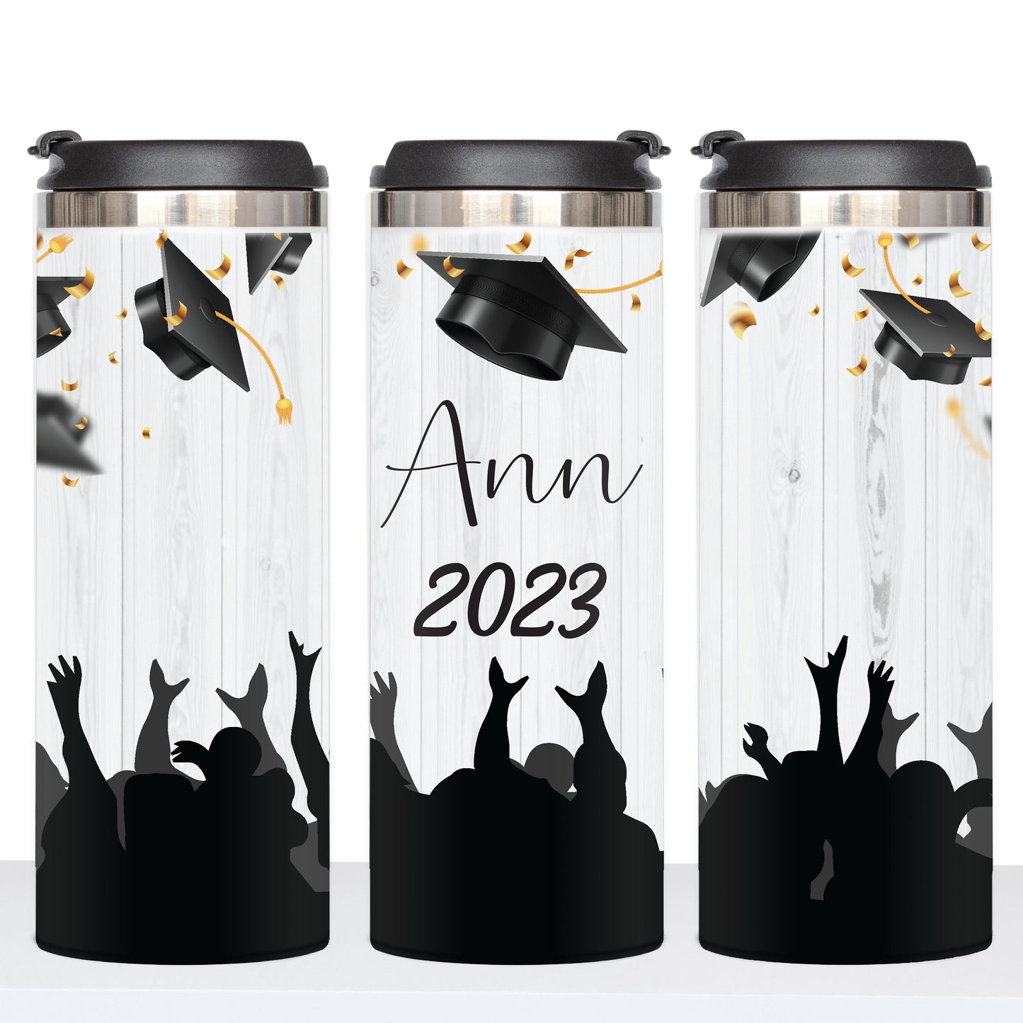 Personalized Graduation Cap Tumbler - Sublimated