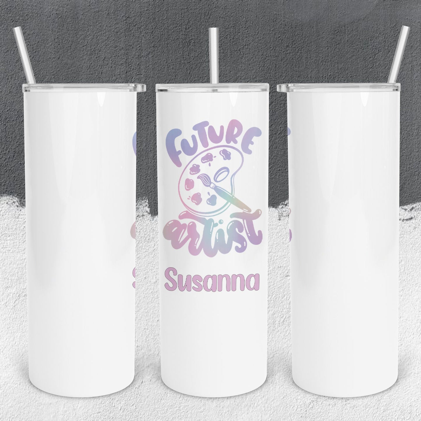 Personalized Future Artist Tumbler - Sublimated