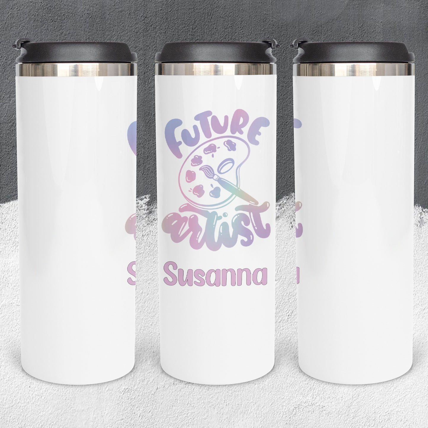 Personalized Future Artist Tumbler - Sublimated