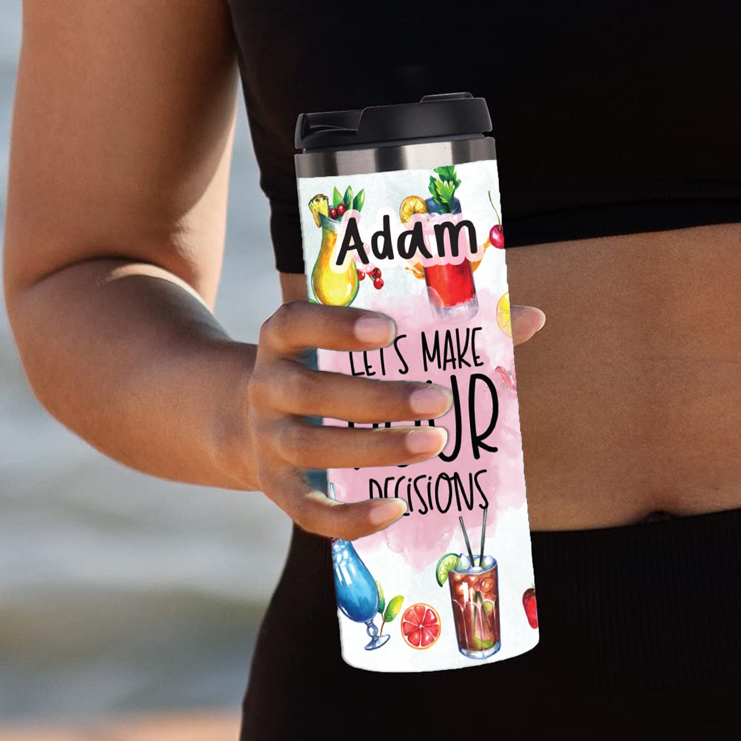 Personalized Bartender Mixed Drinks Tumbler - Sublimated