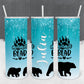 Personalized Icy Mama Bear with Cubs Tumbler - Sublimated