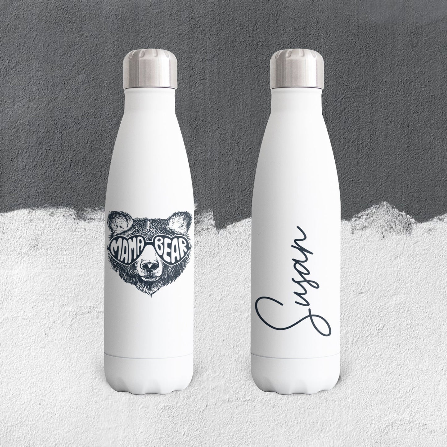 Personalized Cool Mama Bear Tumbler - Sublimated