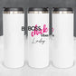 Personalized Boss Chick Vibes Tumbler - Sublimated