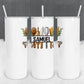 Personalized Kitchen Utensils Split Monogram Tumbler - Sublimated