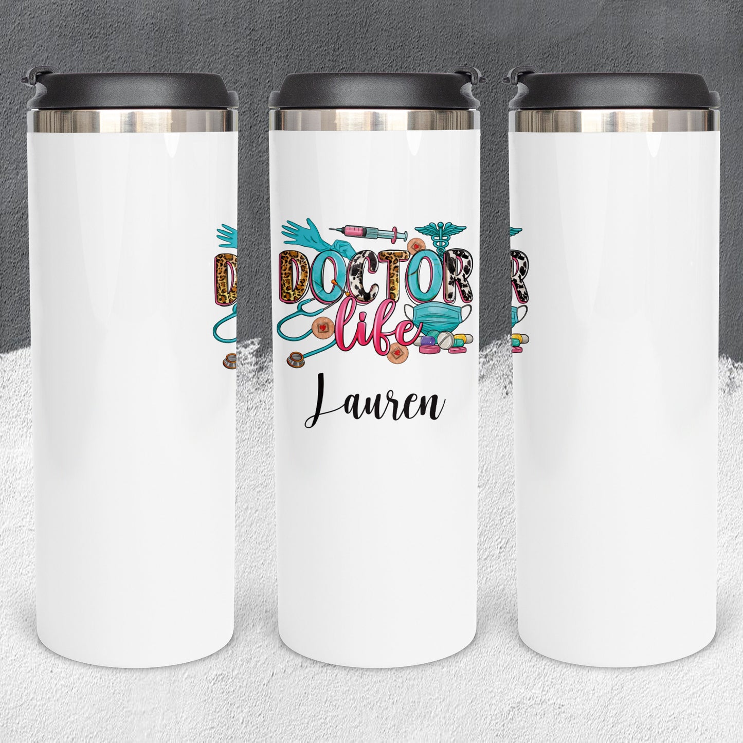 Personalized Doctor Life Tumbler - Sublimated