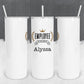 Personalized Employee of the Month Tumbler - Sublimated