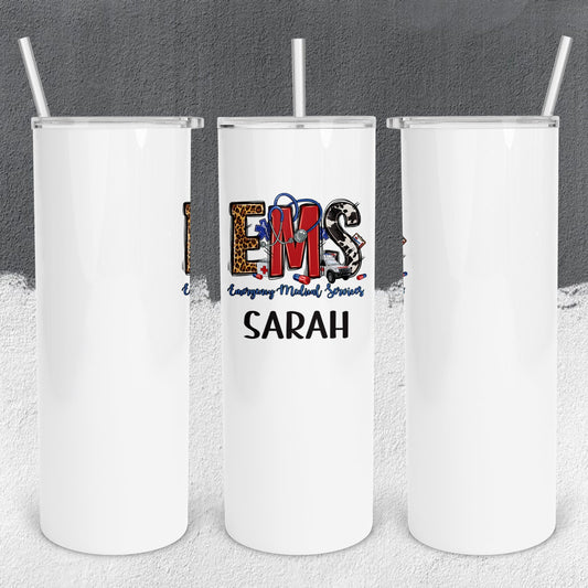 Personalized EMS Tumbler - Sublimated