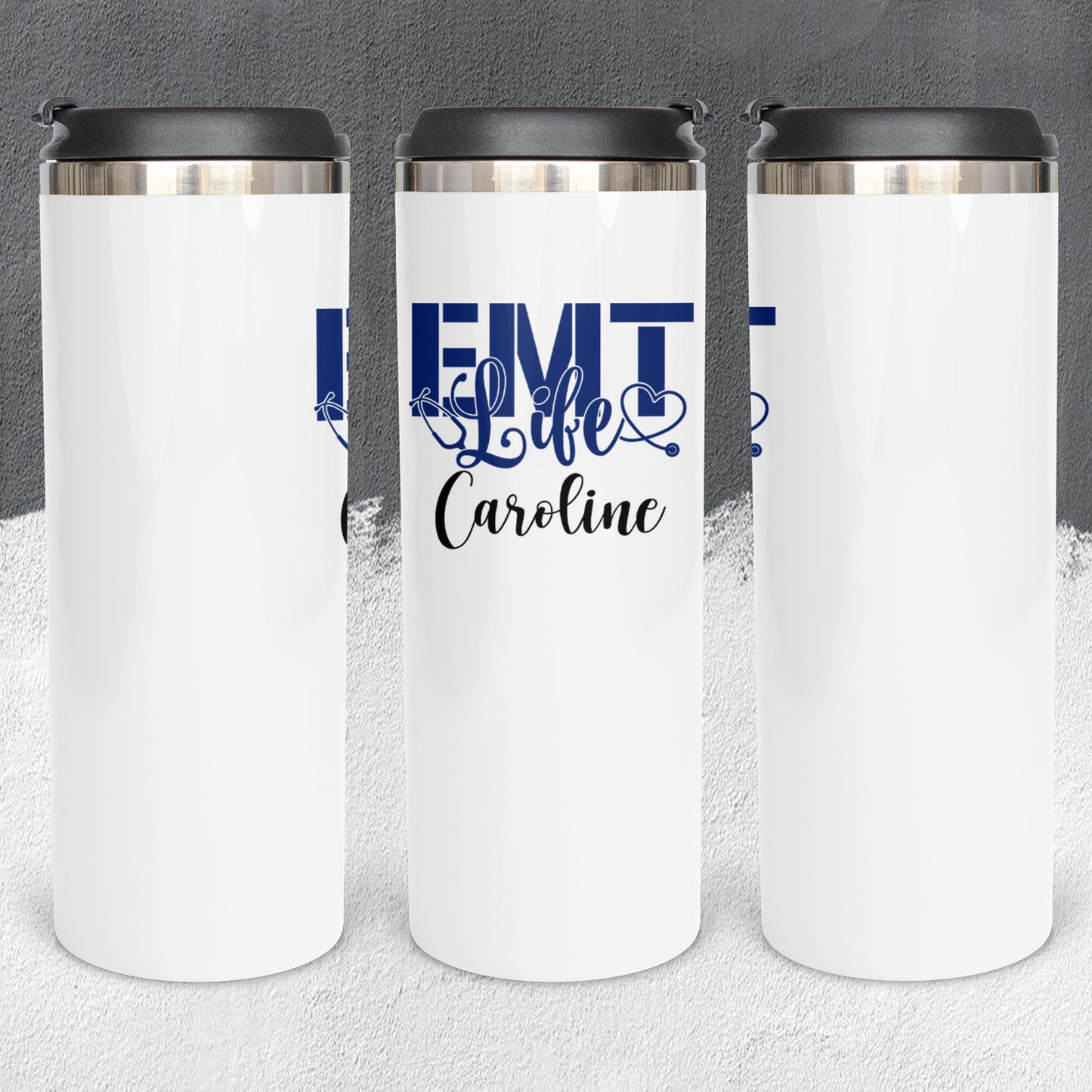 Personalized EMT Life Tumbler - Sublimated