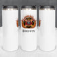 Personalized Flaming Firefighter Crest Tumbler - Sublimated