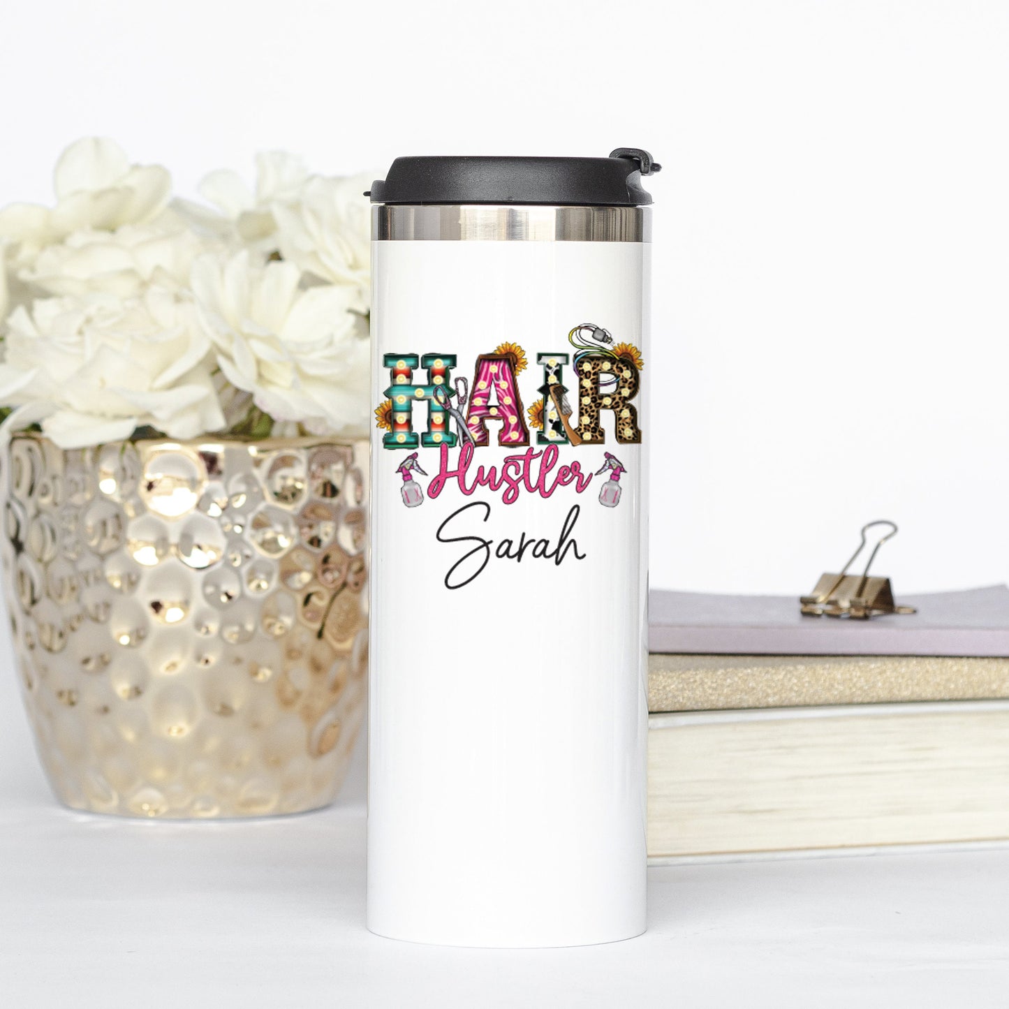 Personalized Hair Hustler Tumbler - Sublimated