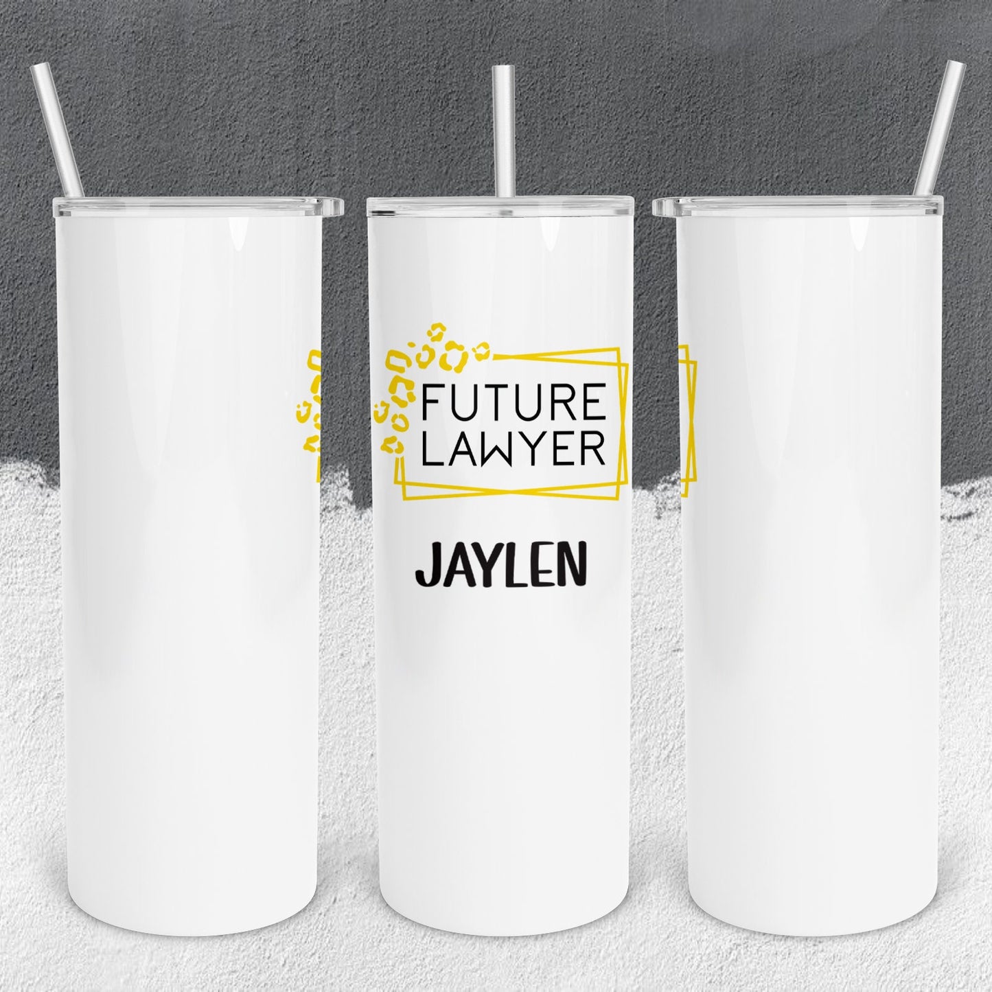 Personalized Future Lawyer Tumbler - Sublimated