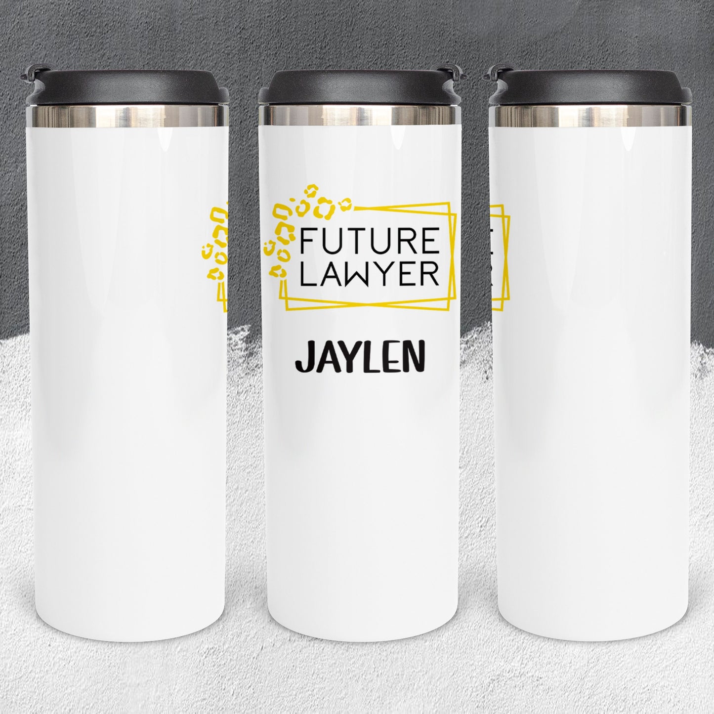 Personalized Future Lawyer Tumbler - Sublimated