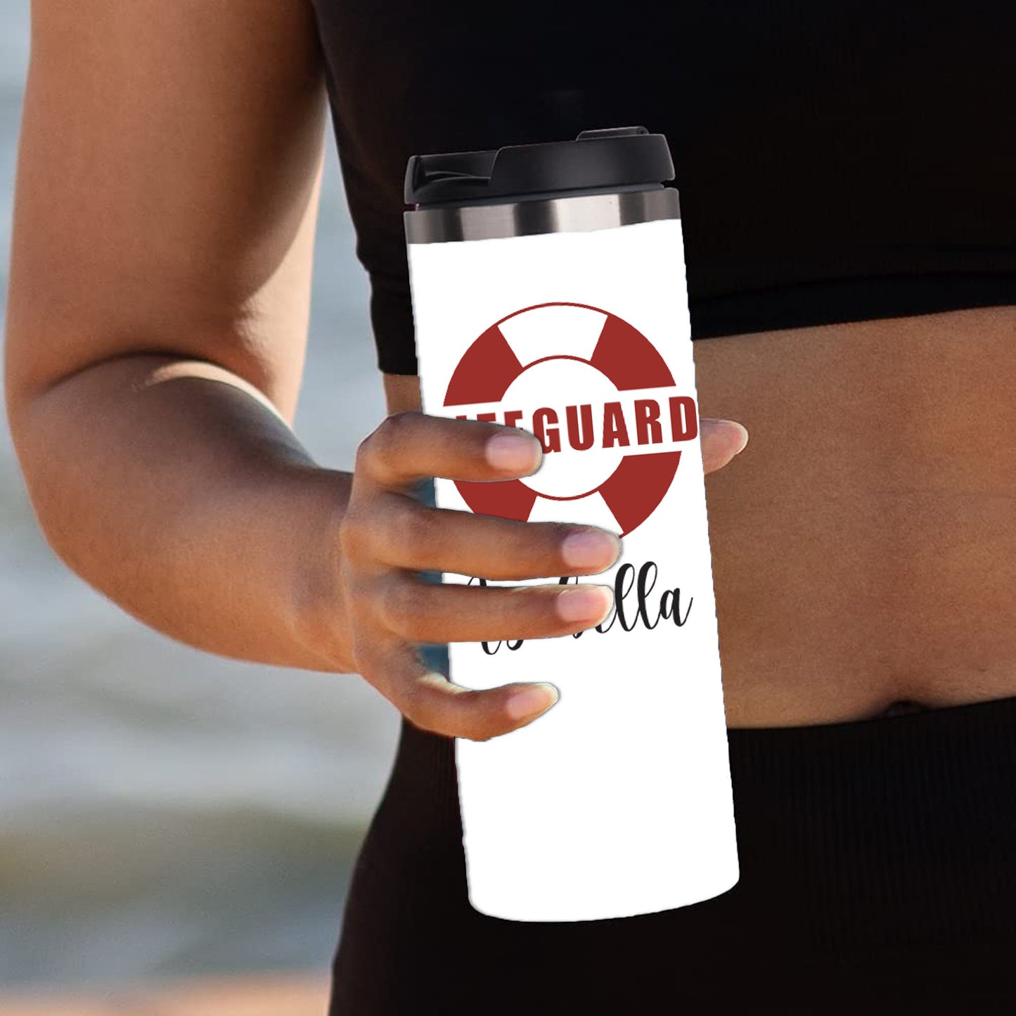 Personalized Lifeguard Lifebuoy Tumbler - Sublimated