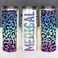 Personalized Medical Assistant Cheetah Print Tumbler - Sublimated