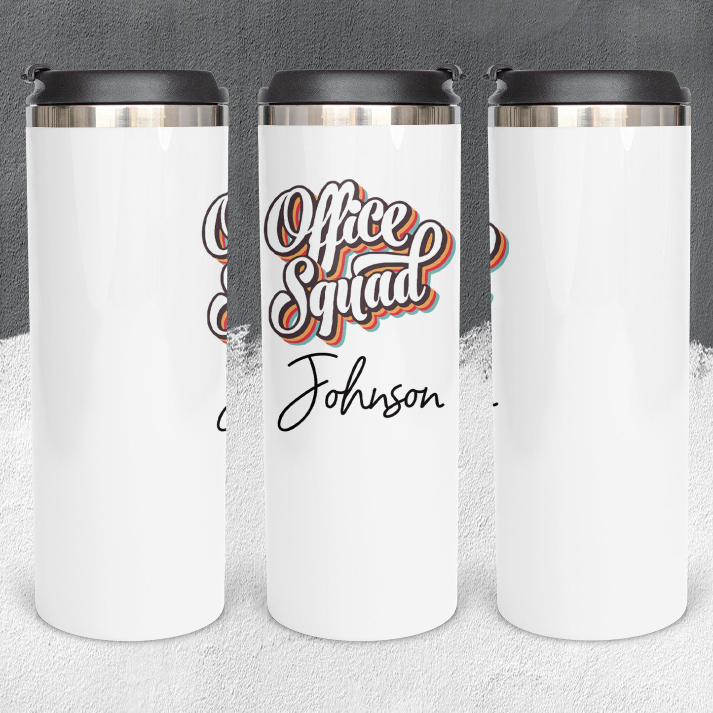 Personalized Office Squad Tumbler - Sublimated