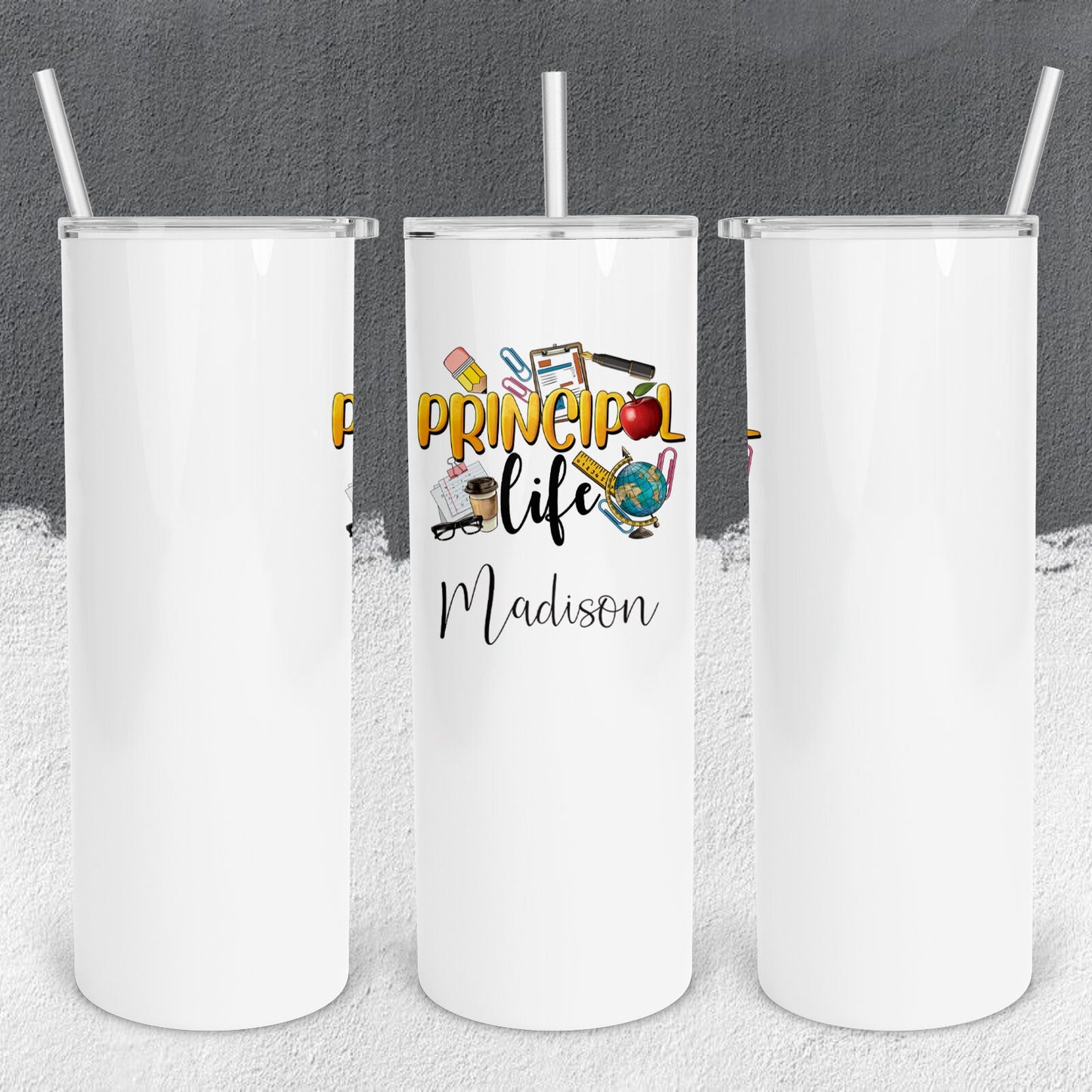 Personalized Principal Life Tumbler - Sublimated