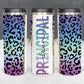 Personalized Principal Leopard Print Tumbler - Sublimated