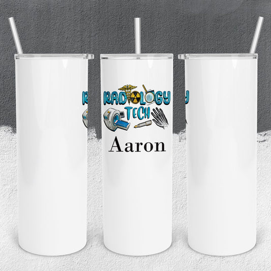 Personalized Radiology Tech Equipment Tumbler - Sublimated