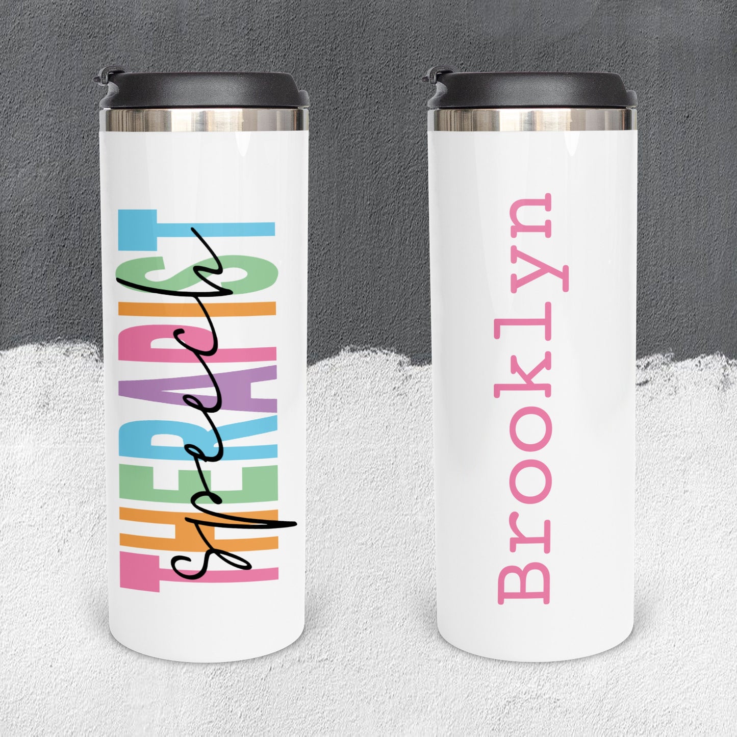 Personalized Speech Therapist Tumbler - Sublimated