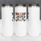 Personalized Baseball Split Monogram Tumbler - Sublimated