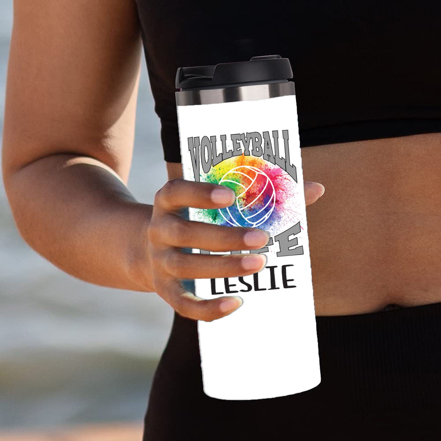 Personalized Volleyball Life Tumbler - Sublimated