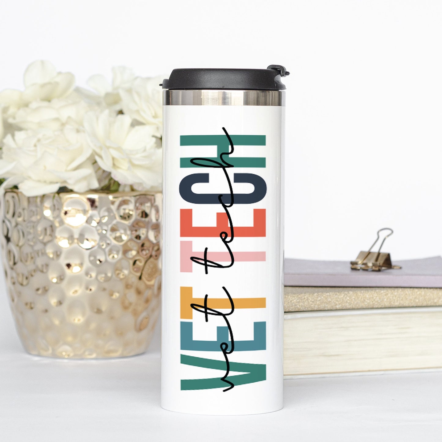 Personalized Vet Tech Tumbler - Sublimated