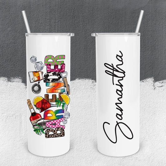 Personalized Bartender Tumbler - Sublimated