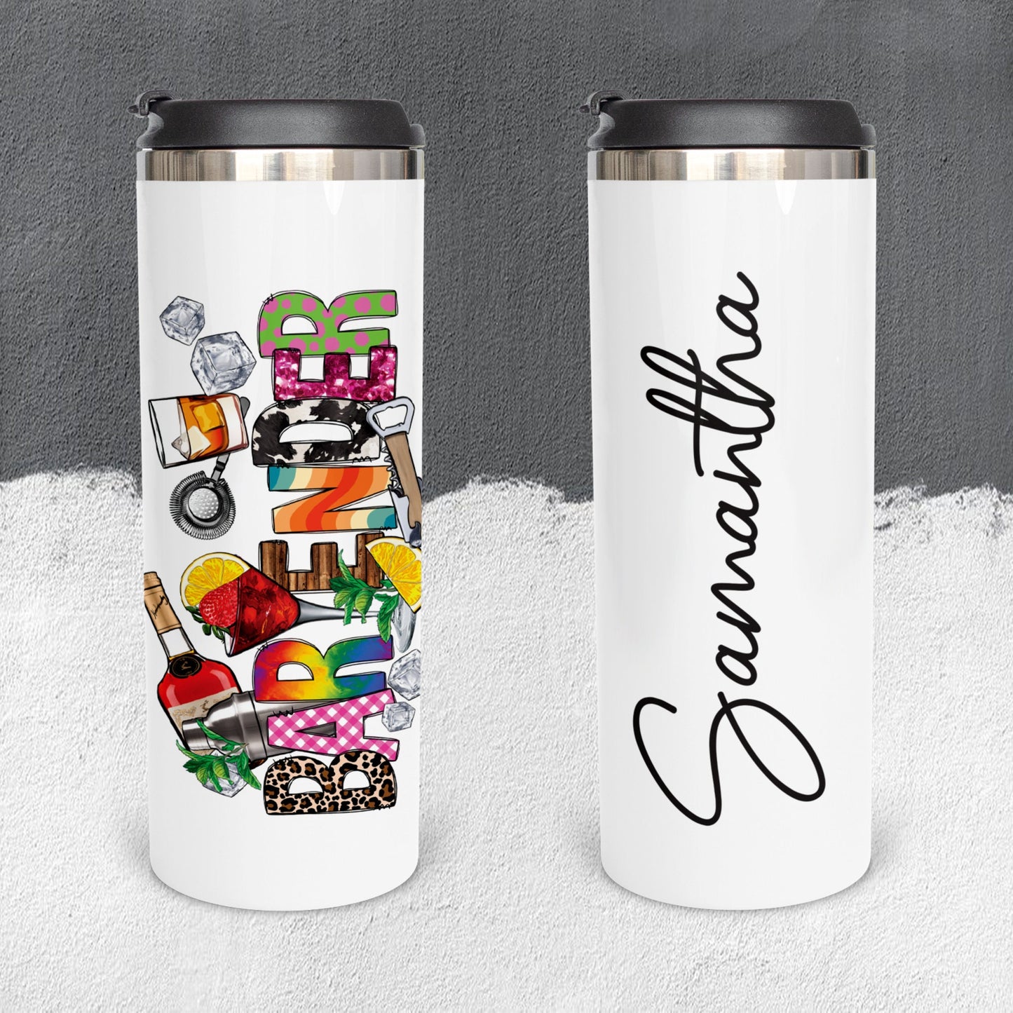 Personalized Bartender Tumbler - Sublimated