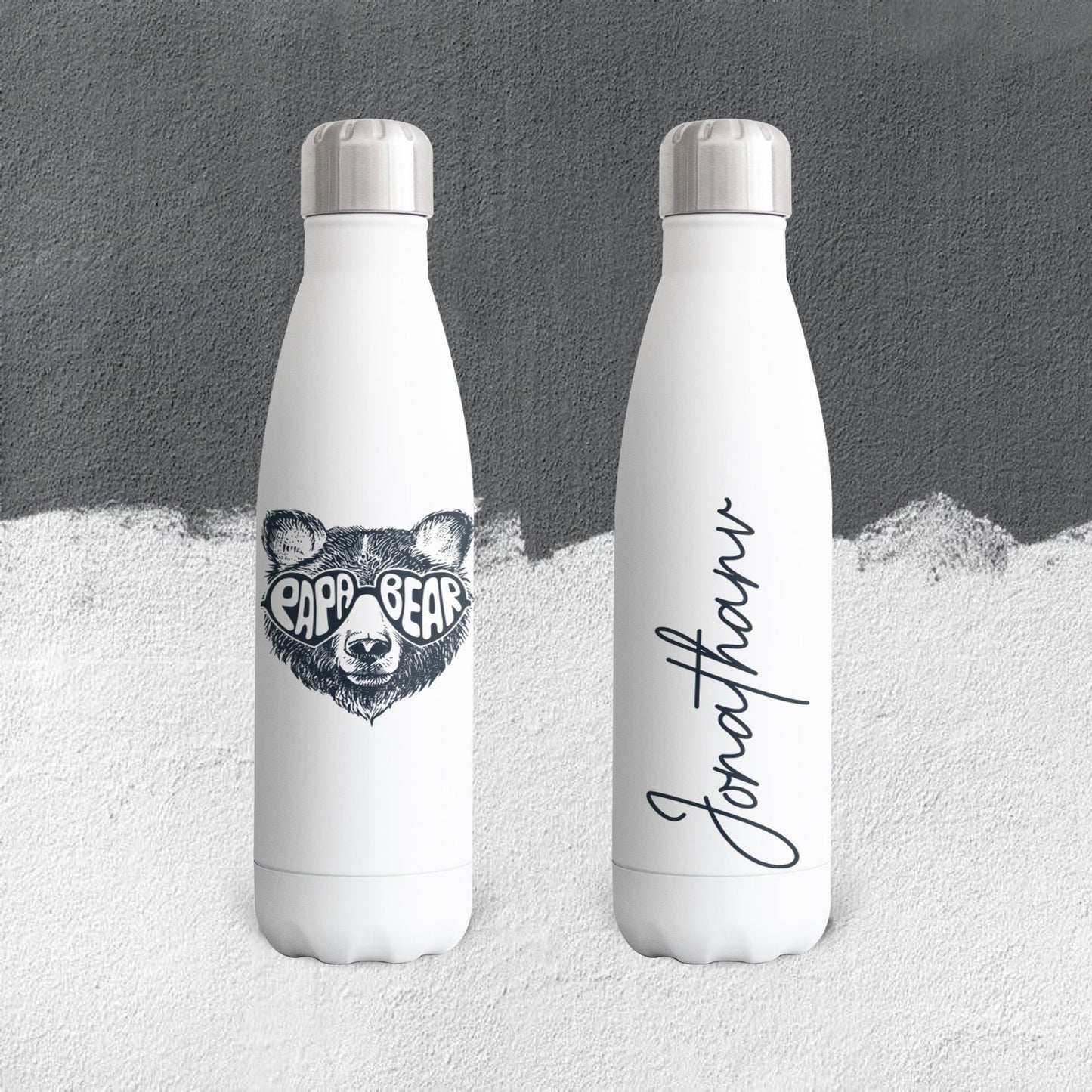 Personalized Cool Papa Bear Tumbler - Sublimated