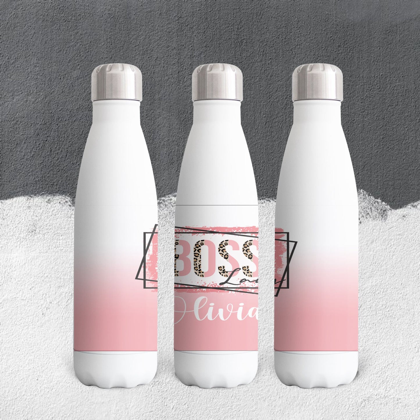 Personalized Boss Babe Tumbler - Sublimated