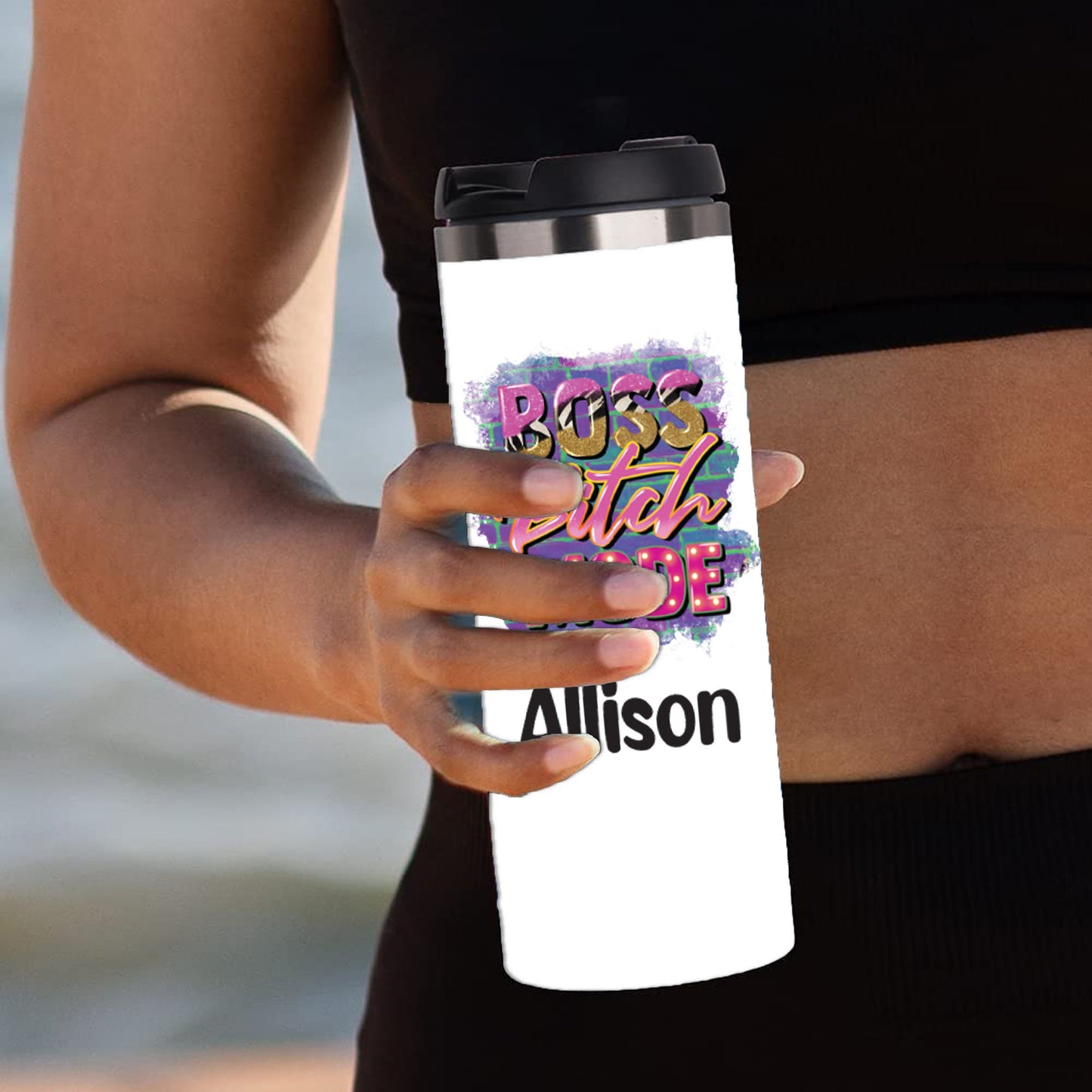 Personalized Boss B*tch Mode Tumbler - Sublimated