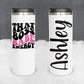 Personalized That Boss Babe Energy Tumbler - Sublimated